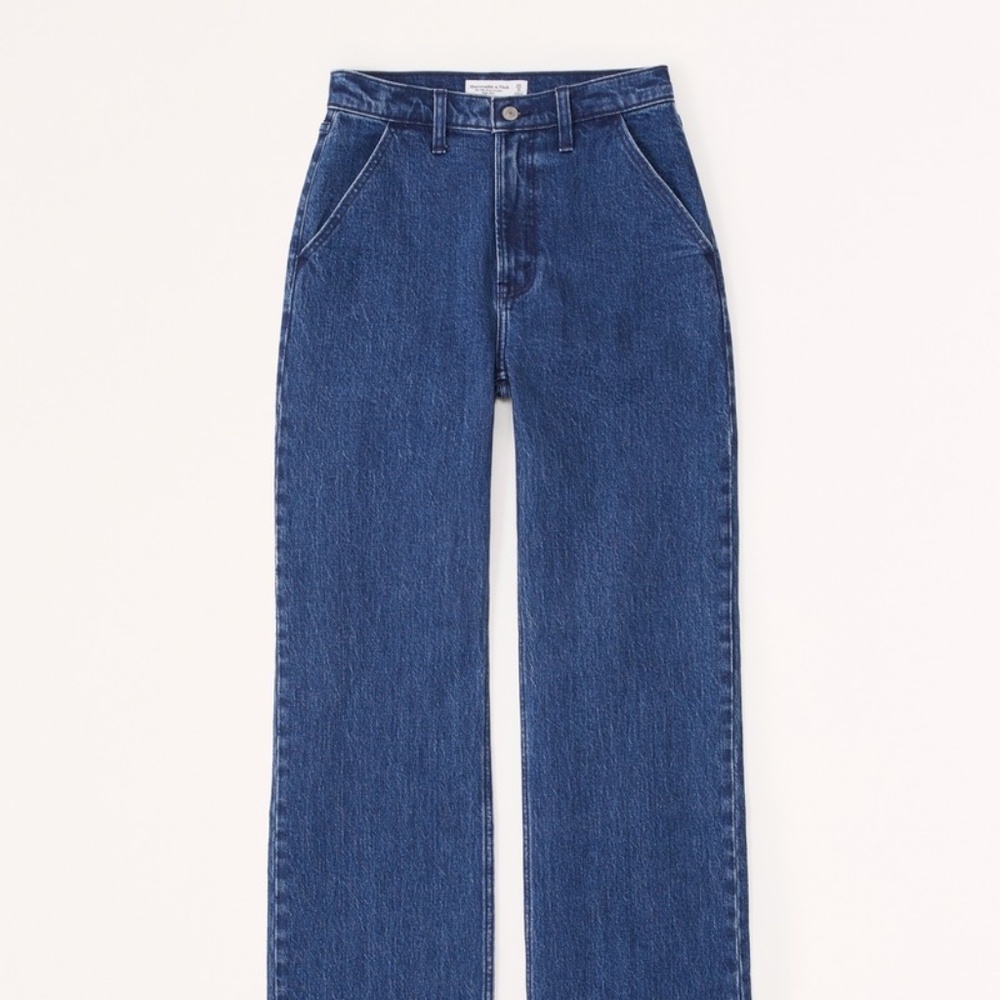 Abercrombie & Fitch Blue Straight Leg Jeans